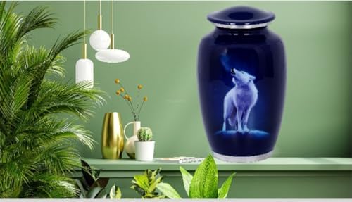 Misaa Wolf Theme Cremation Urn for Human Ashes