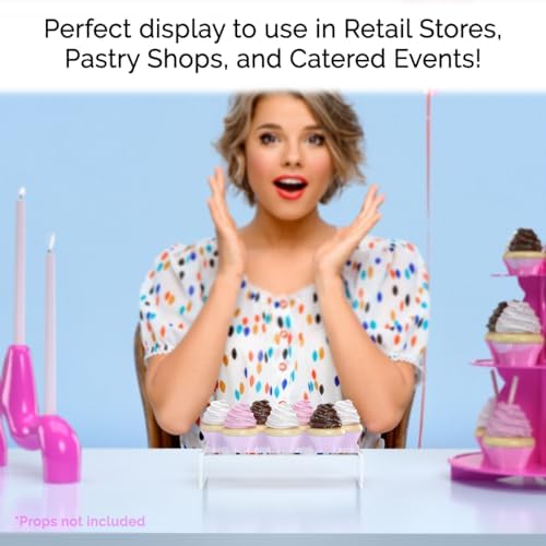 4 Pack Acrylic Riser Display Stand for Collectibles