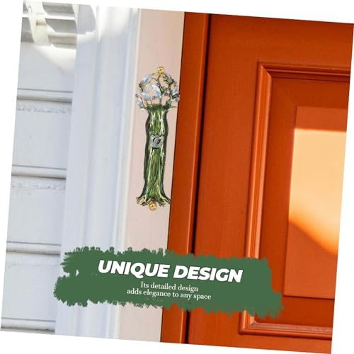 IMIKEYA Retro Alloy Door Ornament with Blessing