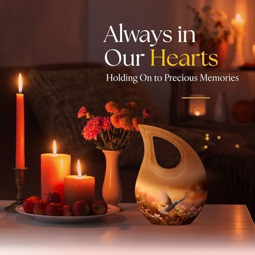 Cremation Keepsakes for Ashes - Mini Urns Set of 4