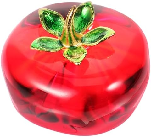 Zerodeko Crystal Strawberry Persimmon Desktop Ornament