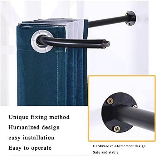 QQXY Portable U-Shaped Privacy Curtain Fitting Room