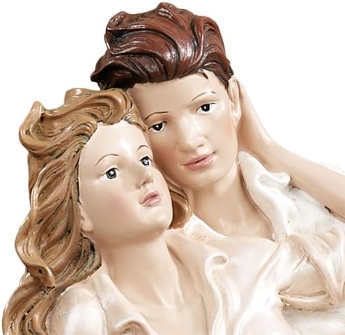 Romantic Embrace Figurine Honey Young Man Woman Couple