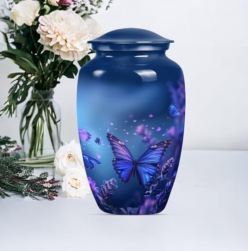 Butterfly Urn for Ashes - 10 Inch Large Cremation Urn