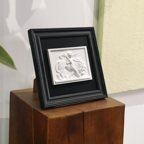 Folkor Life Wall Art Sculpture Classic Cupid Arrow with Black Frame