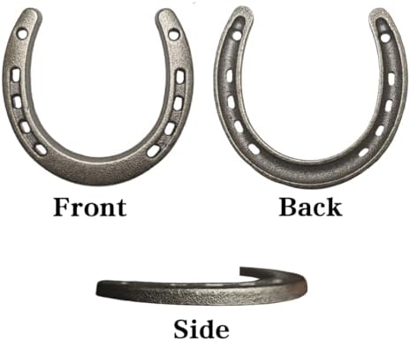 MEFORE Cast Iron Horseshoe Wall Decor 4PCS