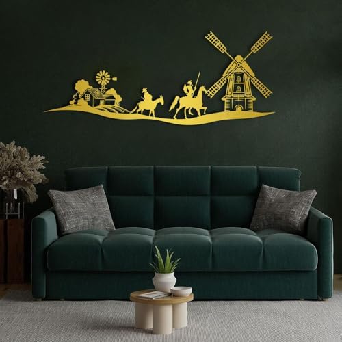 Don Quixote Metal Wall Art 18x7in