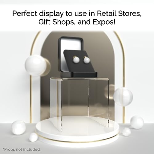 Marketing Holders Clear Acrylic Riser Stand 4 Inch Square