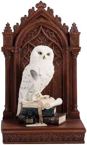 Veronese Design 9 58 Inch Snowy Owl of Wisdom Resin Figurine