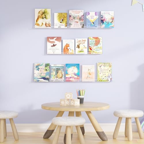 Upsimples 18 Pack Vinyl Record Wall Shelves