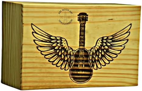 Guitar Musical Lovers Urns Handmade Wooden Urn for Ashes