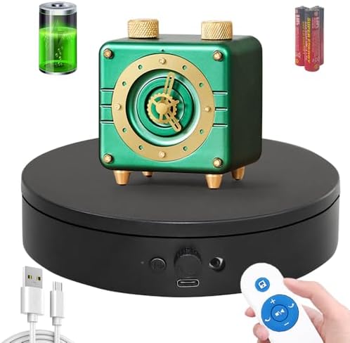 ComXim Motorized Rotating Display Stand with Knob and Remote Control