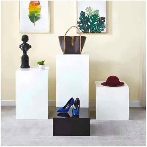 White Square Display Stand for Events and Parties