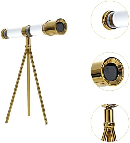 Fenteer Glass Telescope Statue with Tripod