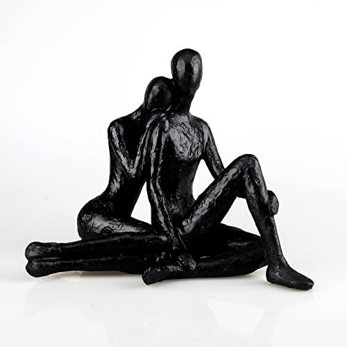 Large Couple Sculpture Passionate Love Figurine Valentines Day Wedding Decor