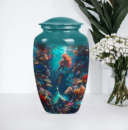 Mermaid Kingdom Funeral Urns for Human Ashes