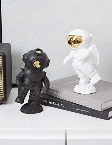 HAUCOZE Astronaut Sculpture Modern Art Statue Table Centerpiece
