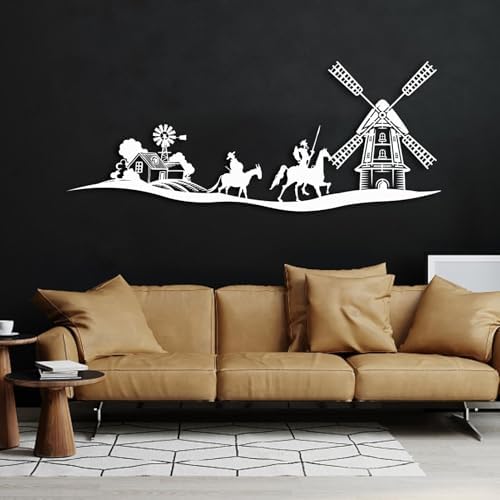 Don Quixote Metal Wall Art 18x7in