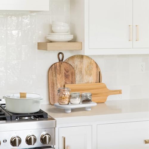 Sopicoz Wood Display Riser 9 Inch White