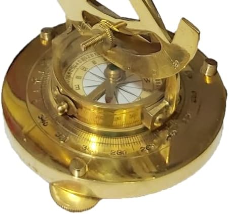Brass Telescope Compass Nautical Decor