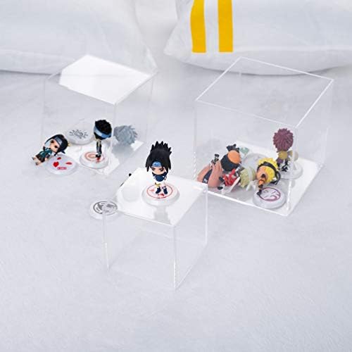 Red Co Clear Acrylic Cube Display Riser Stands 3-Pack