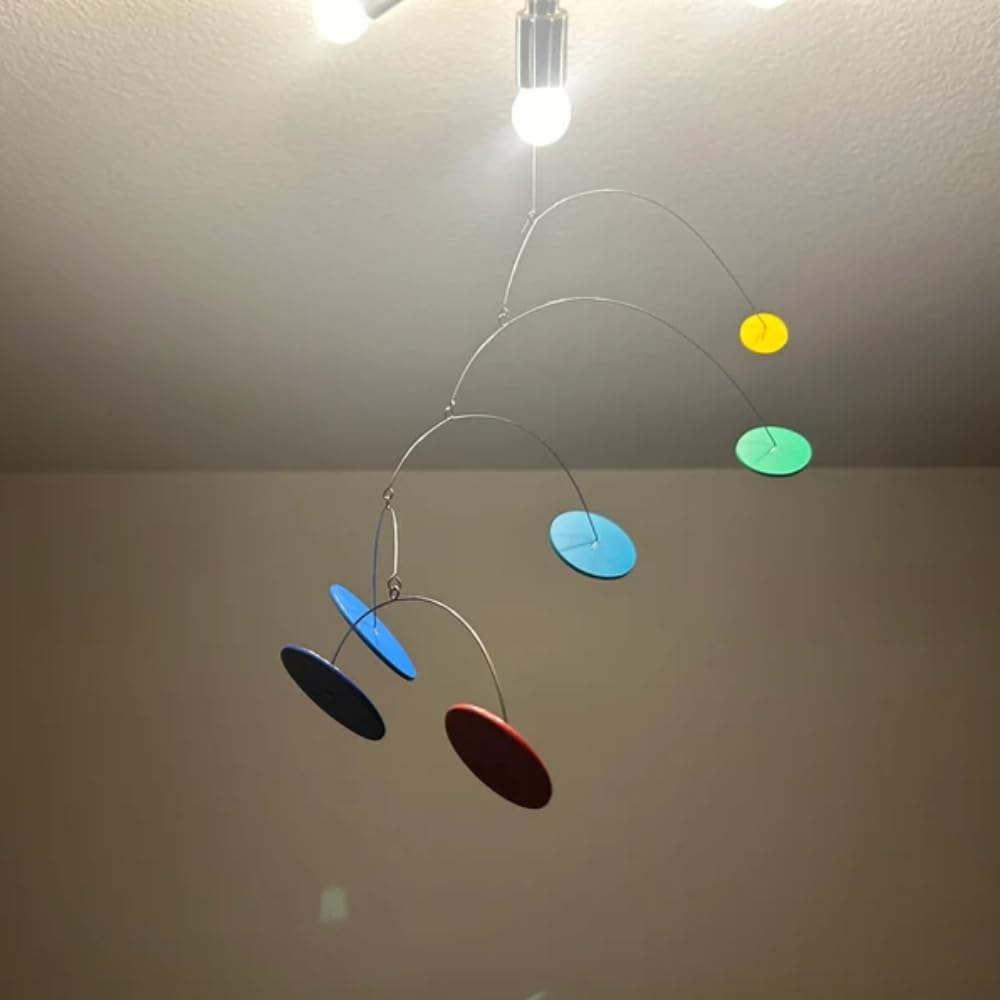 Vintage Kinetic Sculpture Hanging Mobile 25x15