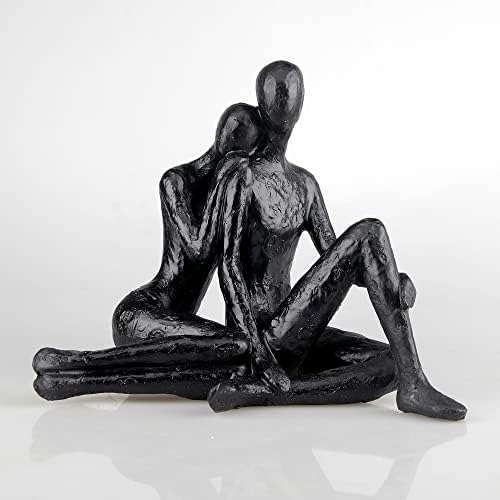 Large Couple Sculpture Passionate Love Figurine Valentines Day Wedding Decor