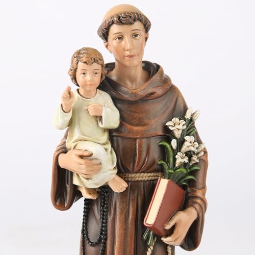 BC Catholic St Anthony Statue 6 Inch Sculpture