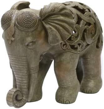 Natures Mark 8 Inch Elephant Decor Resin Statue