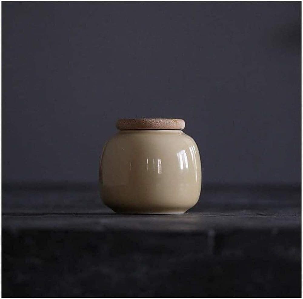 Handmade Ceramic Urn with Engraving for Human Ashes