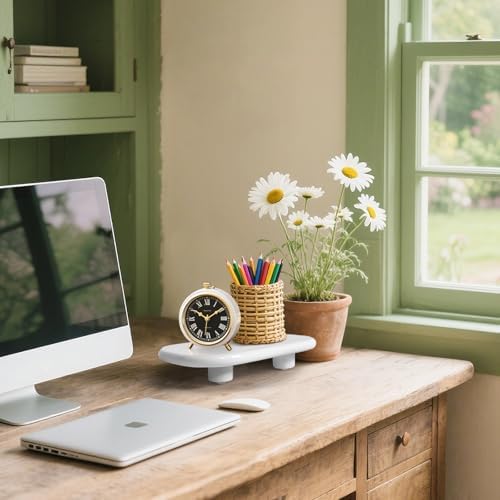 Sopicoz Wood Display Riser 9 Inch White