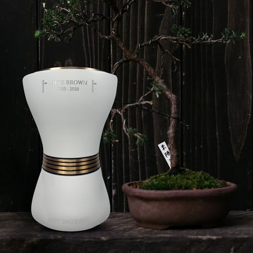 Custom Adult Cremation Urn with Engraved Name and Date