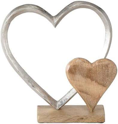 WHW Whole House Eternity Double Heart Figurine