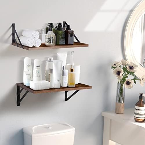 Tectocker-DOU 2 Pc Deep Floating Shelves Set