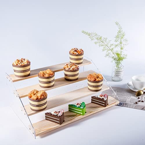 4 Tier Acrylic Display Stand for Figures and Jewelry