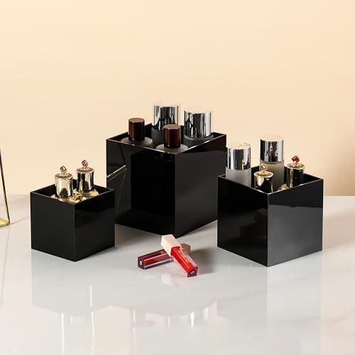 3-Piece Acrylic Display Riser Set for Buffet Party and Dessert Tables
