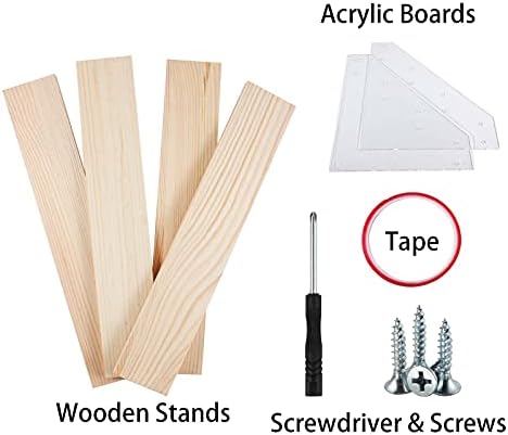 4 Tier Acrylic Display Stand for Figures and Jewelry