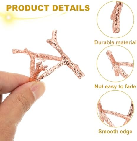 Uxcell Rose Gold Crystal Ball Display Stand