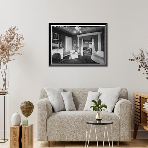 Historic Framed Print of Judge Oliver J Semmes House