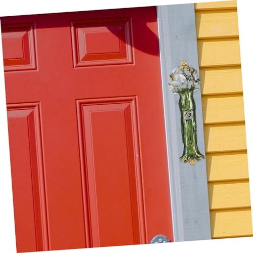 IMIKEYA Retro Alloy Door Ornament with Blessing