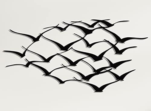 DEKADRON 3D Metal Wall Art Cranes Sculpture