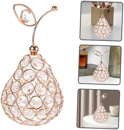 Creative Crystal Fruit Figurine Decor for Home and Office