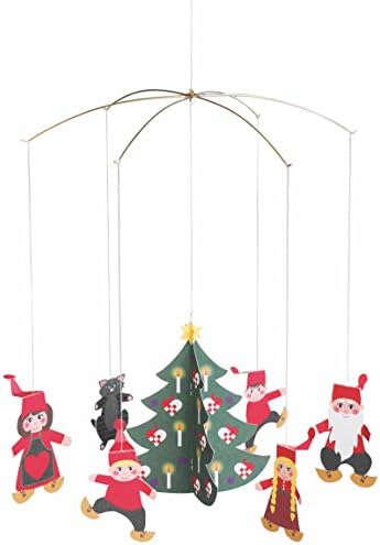 Pixy Family Hanging Mobile - 11 Inches Handmade in Denmark