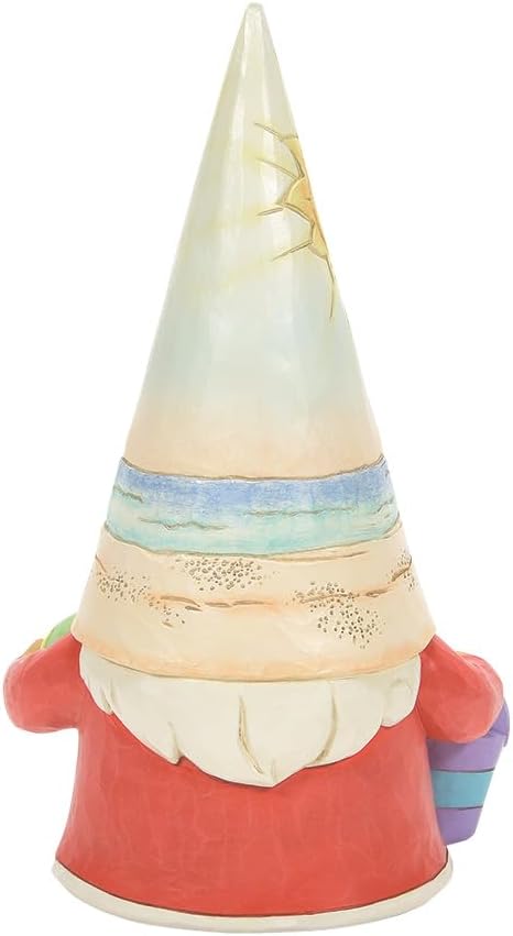 Enesco Heartwood Creek Coastal Gnome Figurine with Sunset and Beachball
