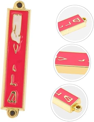 Metal Mezuzah Decor for Home and Catholic Blessings