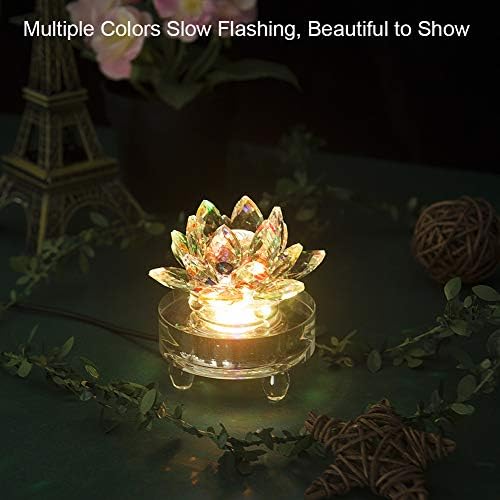 IFOLAINA Crystal LED Light Base Display Stand