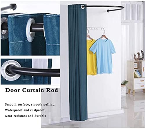 QQXY Portable U-Shaped Privacy Curtain Fitting Room