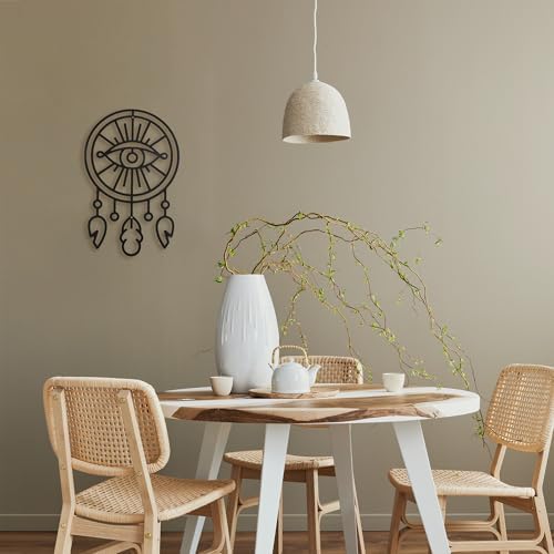 GouZaak Black Dream Catchers Metal Wall Art