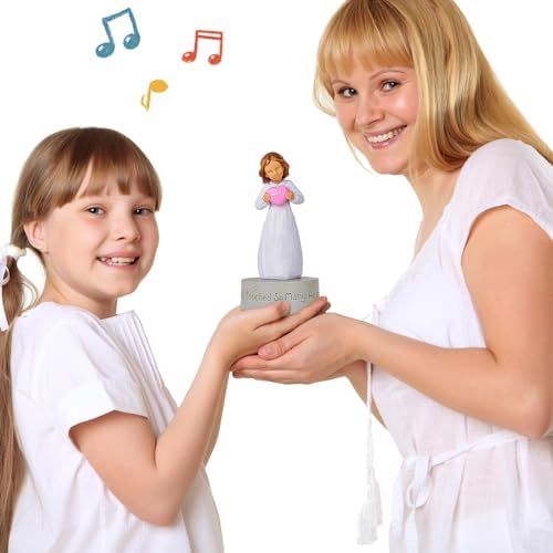 AIDLNS Music Box for Girls Love Heart Figurine