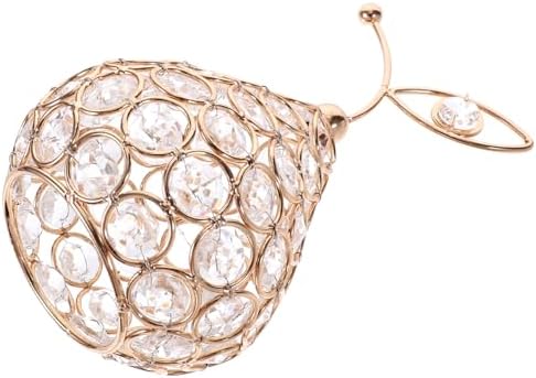 Creative Crystal Fruit Figurine Decor for Home and Office